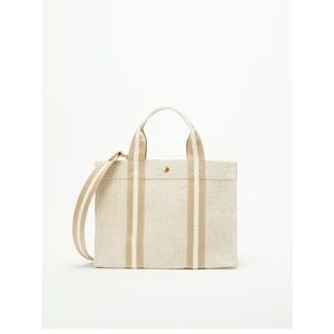 Rue de Verneuil Tote M Summer Tweed Rope Beige